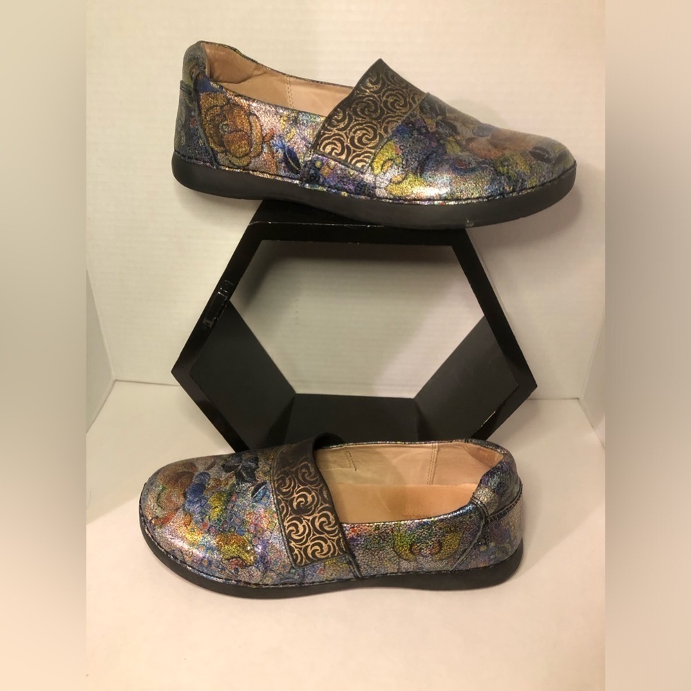 Alegria Colorful Women's Slip-On Shoes - Picture 3 of 16